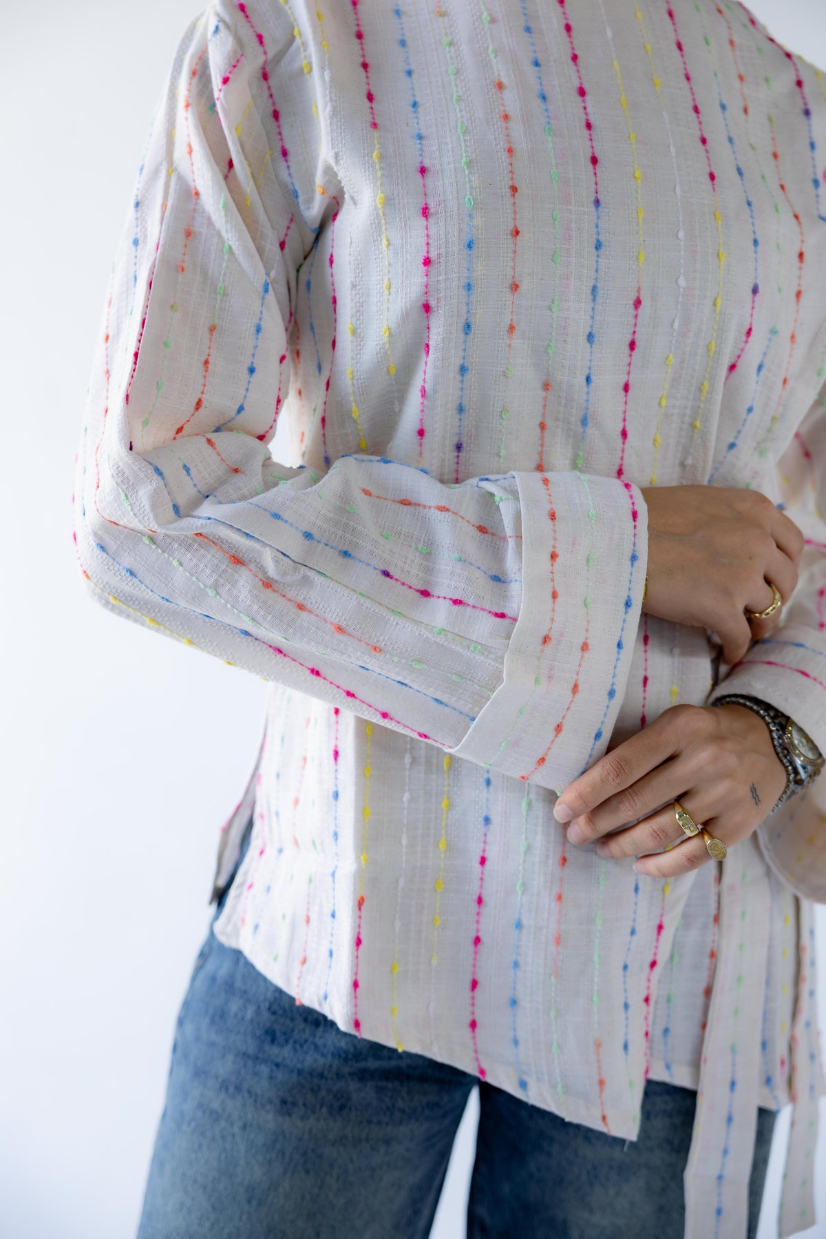 Confetti Lines Blouse