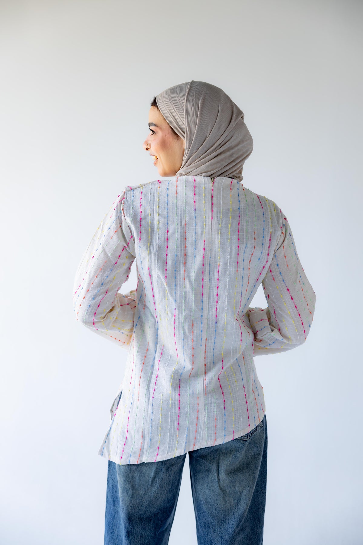 Confetti Lines Blouse