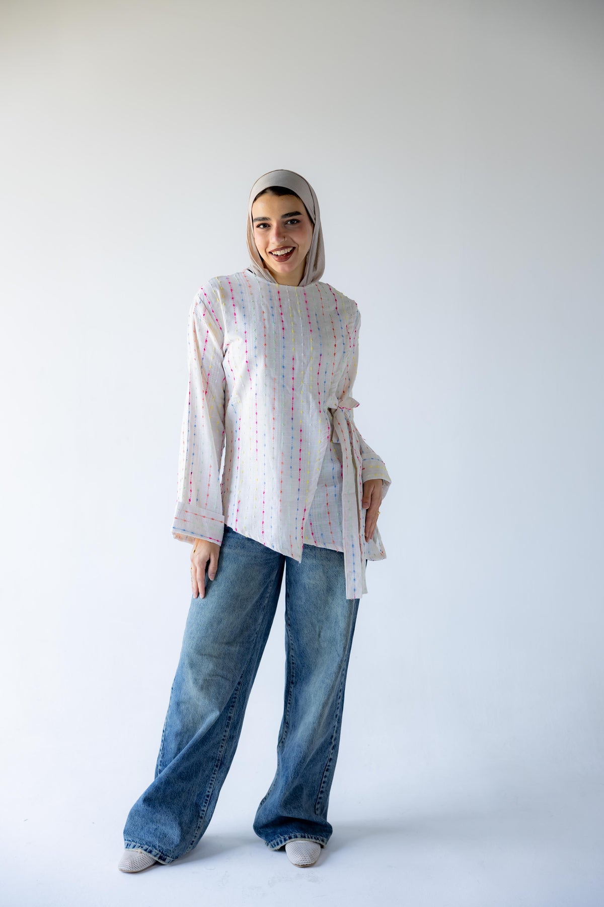 Confetti Lines Blouse