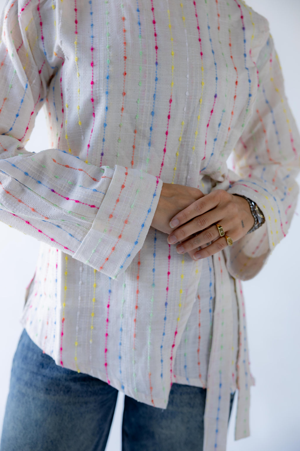 Confetti Lines Blouse