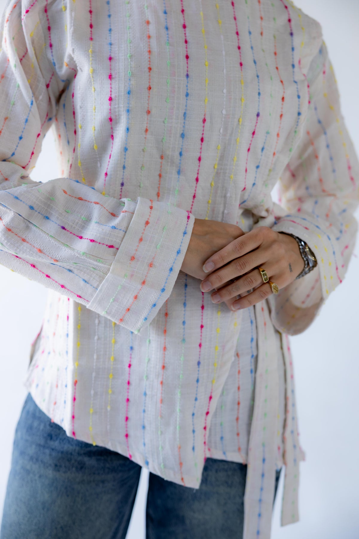 Confetti Lines Blouse