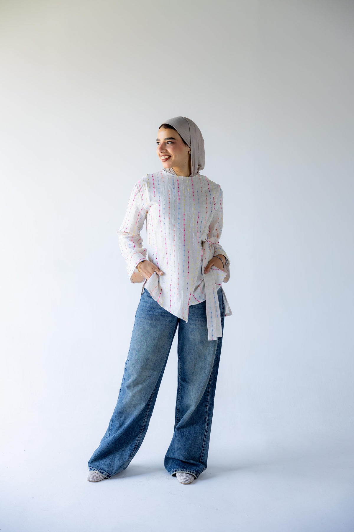 Confetti Lines Blouse