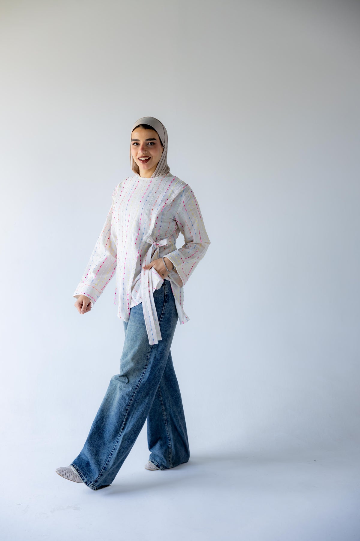 Confetti Lines Blouse