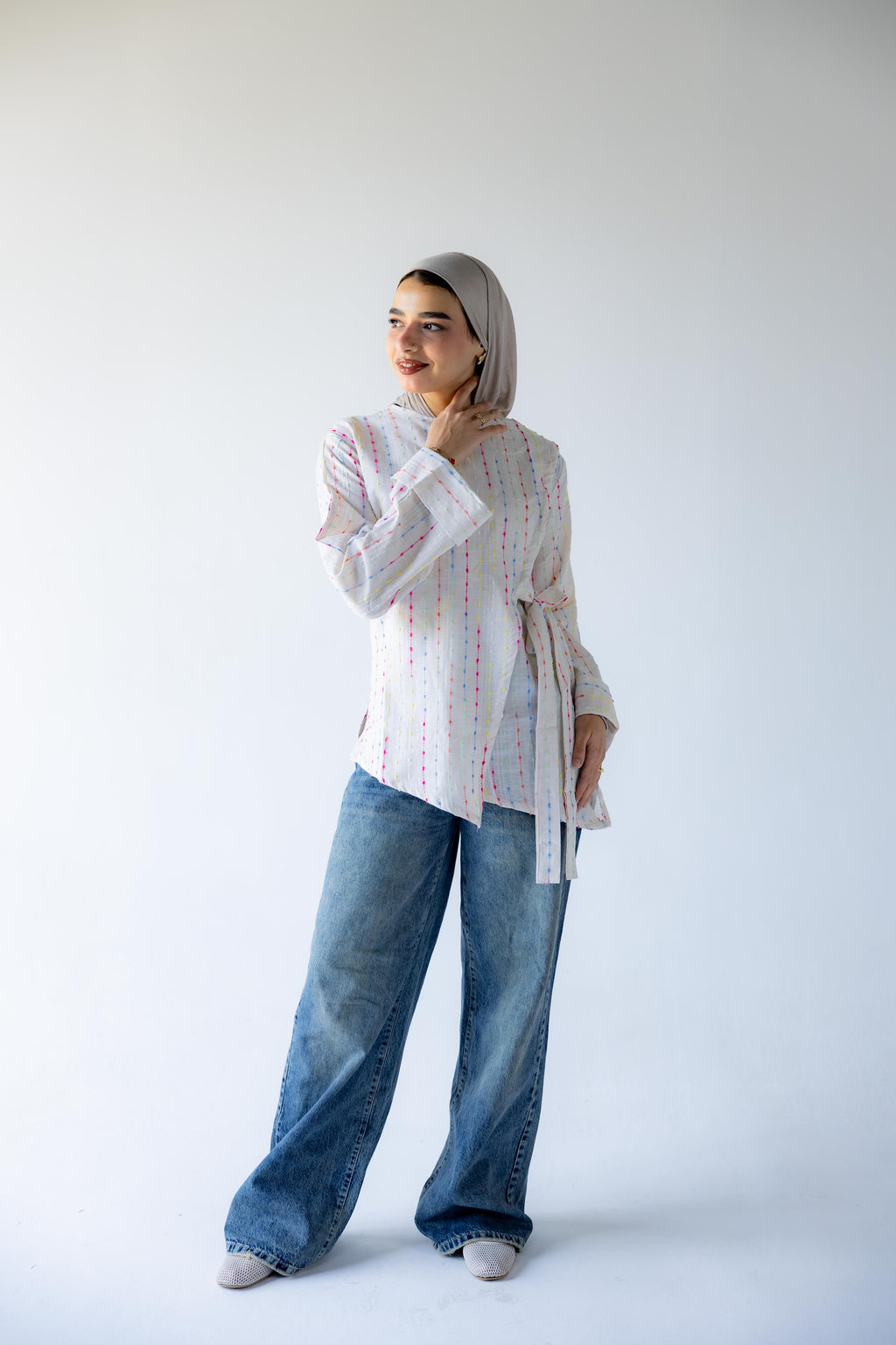 Confetti Lines Blouse