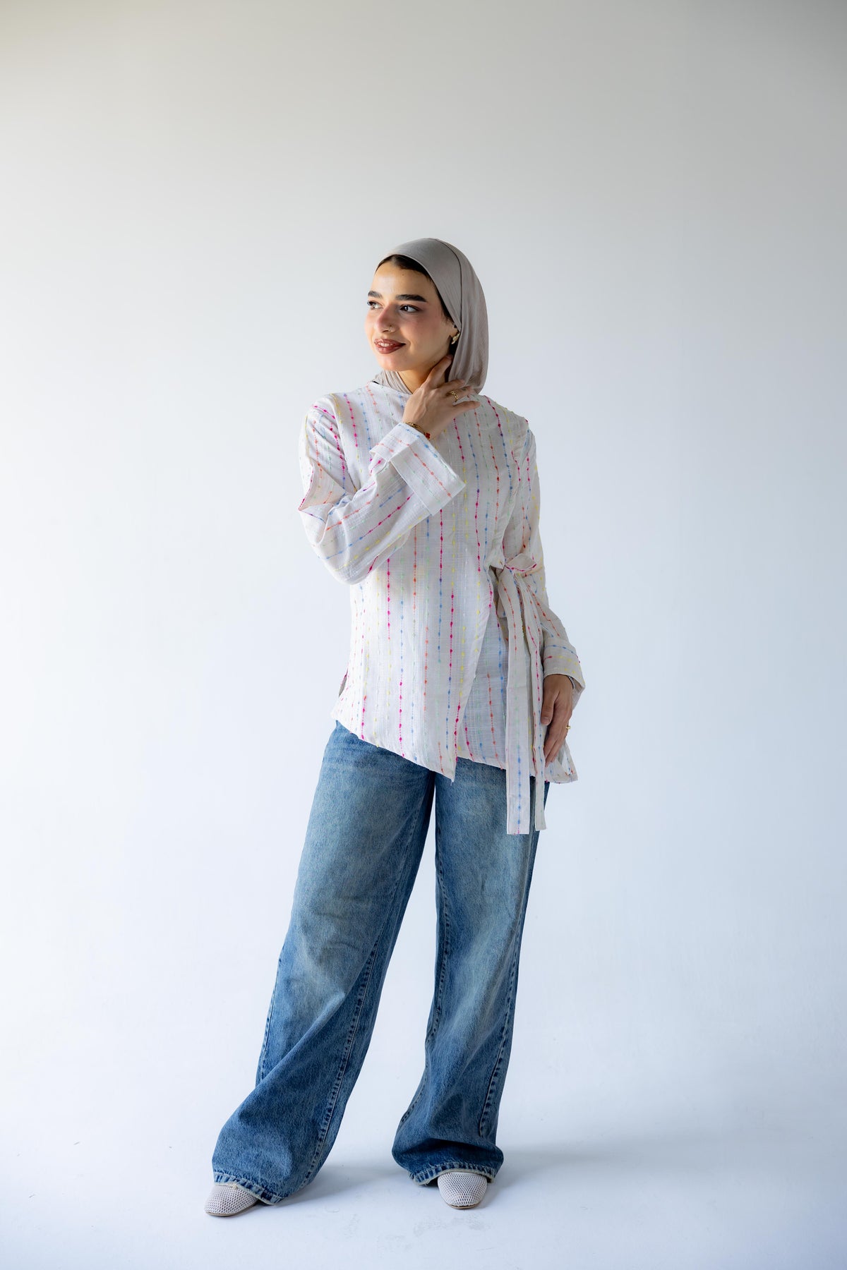 Confetti Lines Blouse