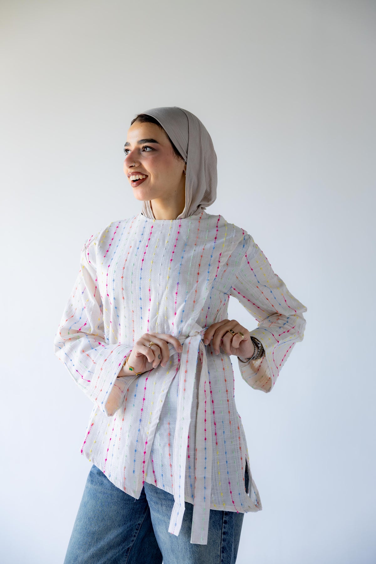 Confetti Lines Blouse