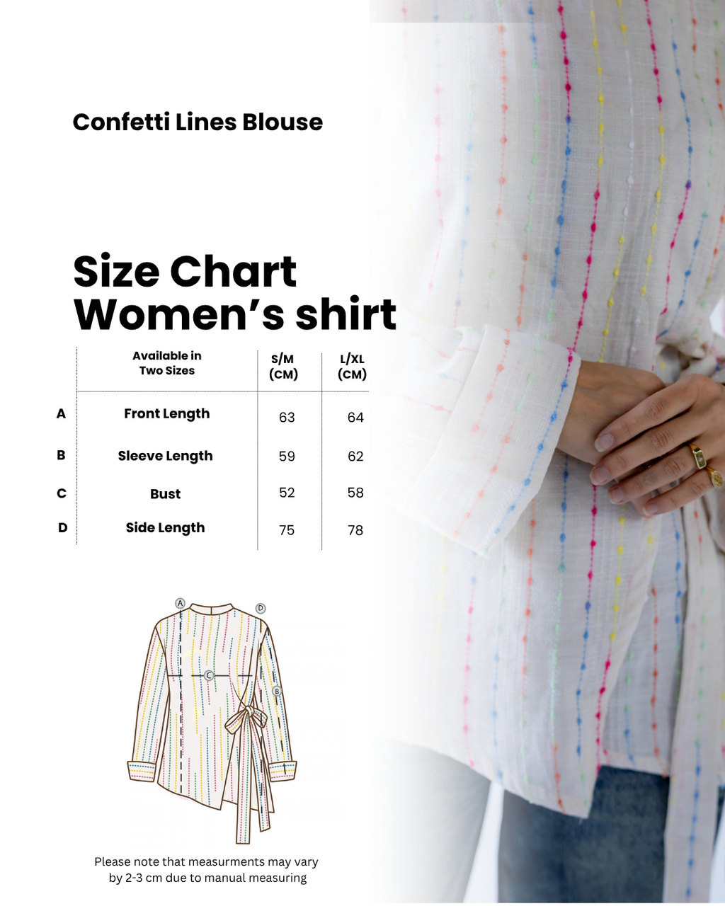 Confetti Lines Blouse
