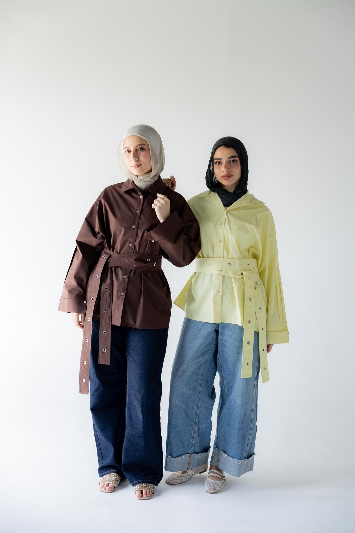 Beyond Basic shirt - Brown