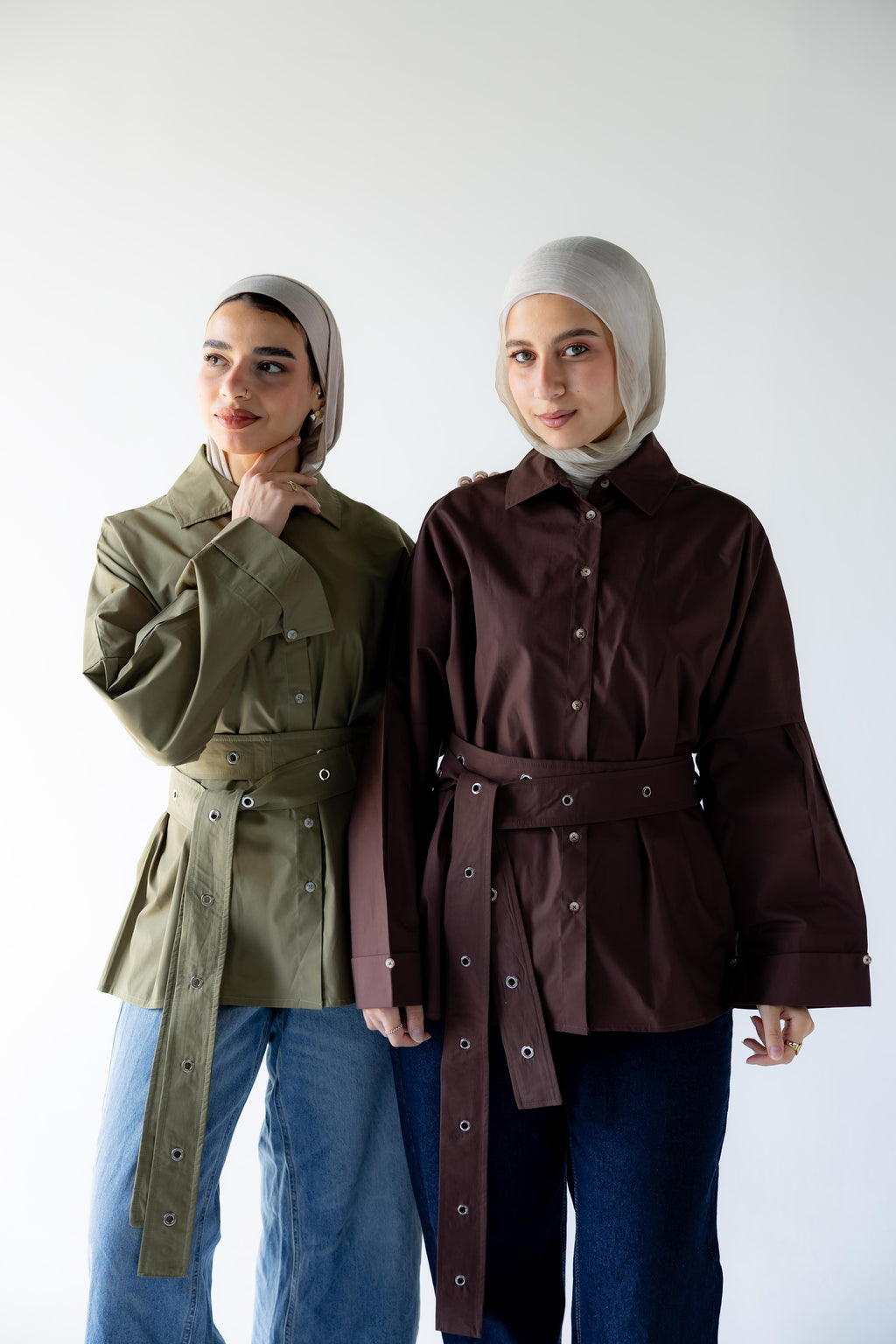 Beyond Basic shirt - Brown