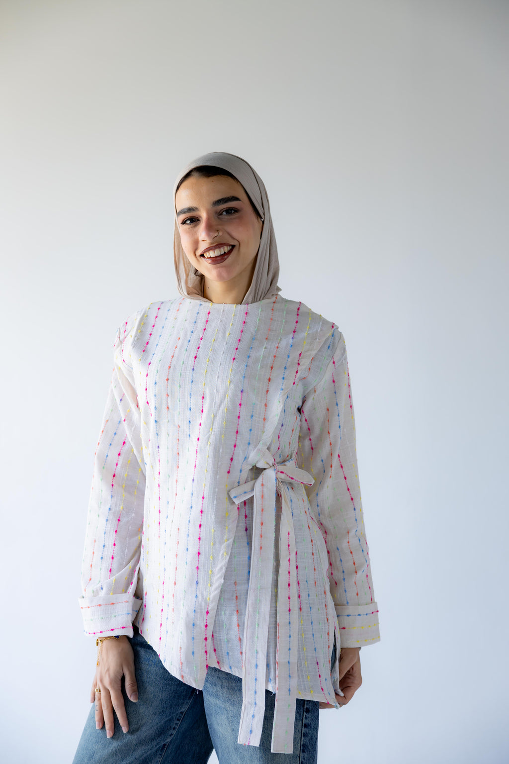 Confetti Lines Blouse